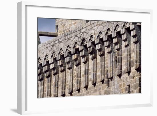 Machicolations from Chateau De Dinan-null-Framed Giclee Print