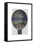 Machine Aerostatique Hot Air Balloon-Fab Funky-Framed Stretched Canvas
