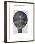 Machine Aerostatique Hot Air Balloon-Fab Funky-Framed Art Print