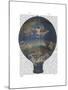Machine Aerostatique Hot Air Balloon-Fab Funky-Mounted Art Print