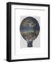 Machine Aerostatique Hot Air Balloon-Fab Funky-Framed Art Print