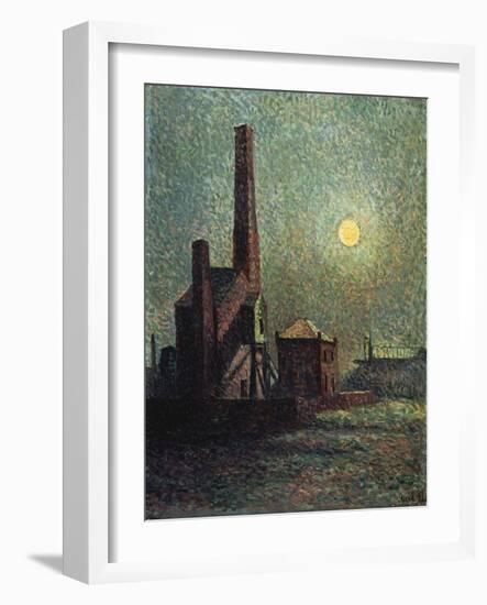 Machine by Moonlight-Maximilien Luce-Framed Giclee Print