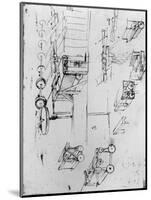 Machine Designs-Leonardo da Vinci-Mounted Giclee Print