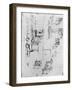 Machine Designs-Leonardo da Vinci-Framed Giclee Print