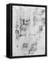 Machine Designs-Leonardo da Vinci-Framed Stretched Canvas