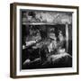 Machine Digging into Wall of Coal Mine-null-Framed Photographic Print