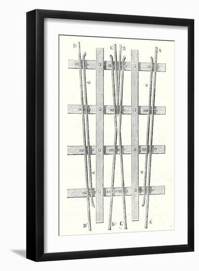 Machine for Switching Tracks-null-Framed Giclee Print