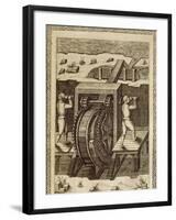 Machine for the Displacement of Water-Agostino Ramelli-Framed Giclee Print