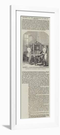 Machine for the Registration of Arms, in Ireland-null-Framed Giclee Print