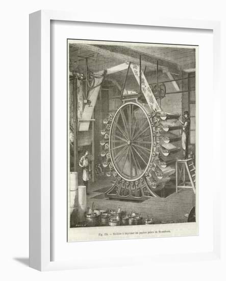 Machine for Wallpaper Production-null-Framed Giclee Print