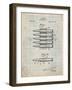 Machine Gun Bullet Carrier Belt Patent-Cole Borders-Framed Art Print