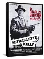 Machine Gun Kelly, French Movie Poster, 1958-null-Framed Stretched Canvas