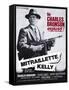 Machine Gun Kelly, French Movie Poster, 1958-null-Framed Stretched Canvas