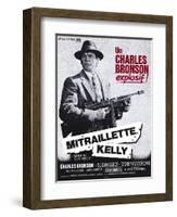 Machine Gun Kelly, French Movie Poster, 1958-null-Framed Art Print