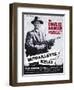 Machine Gun Kelly, French Movie Poster, 1958-null-Framed Art Print