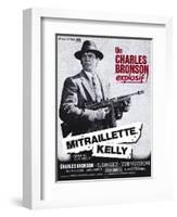 Machine Gun Kelly, French Movie Poster, 1958-null-Framed Art Print