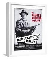 Machine Gun Kelly, French Movie Poster, 1958-null-Framed Art Print