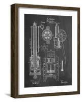 Machine Gun Patent-null-Framed Art Print