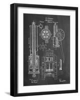 Machine Gun Patent-null-Framed Art Print