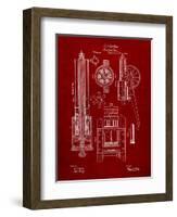 Machine Gun Patent-Cole Borders-Framed Art Print