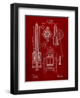 Machine Gun Patent-Cole Borders-Framed Art Print