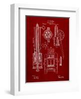 Machine Gun Patent-Cole Borders-Framed Art Print