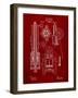 Machine Gun Patent-Cole Borders-Framed Art Print