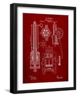 Machine Gun Patent-Cole Borders-Framed Art Print