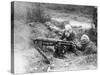 Machine Gunners 1916-Robert Hunt-Stretched Canvas