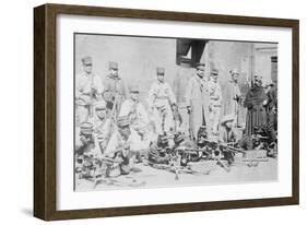 Machine Gunners in Mexico City-null-Framed Art Print