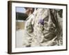 Machine Gunners Stand at the Position of Attention with Their Purple Heart Awards-Stocktrek Images-Framed Photographic Print