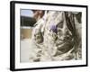 Machine Gunners Stand at the Position of Attention with Their Purple Heart Awards-Stocktrek Images-Framed Photographic Print