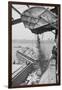 Machine Loading Garbage onto Barge-Harry Leder-Framed Premium Photographic Print
