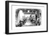 Machine Room in a Steam Sewing Factory, 1854-null-Framed Giclee Print