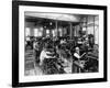 Machine Shop in Government Print Office Photograph - Washington, DC-Lantern Press-Framed Art Print