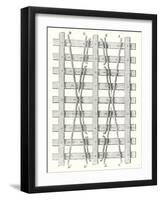 Machine to Cut the Railway Track-null-Framed Giclee Print