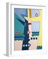 Machinery Taming the Waves, 2006-Jan Groneberg-Framed Giclee Print