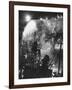 Machines Making Snow and Wind on Set of the Movie "It's a Wonderful Life"-Martha Holmes-Framed Photographic Print