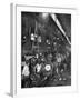 Machinists Working in Ship Construction Machine Shop-null-Framed Photographic Print