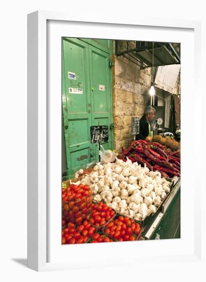 Machne Yehuda Market, Jerusalem, Israel-David Noyes-Framed Photographic Print