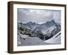 Machrapuchare from Annapurna Sanctuary, Nepal, Asia-Nigel Blythe-Framed Photographic Print