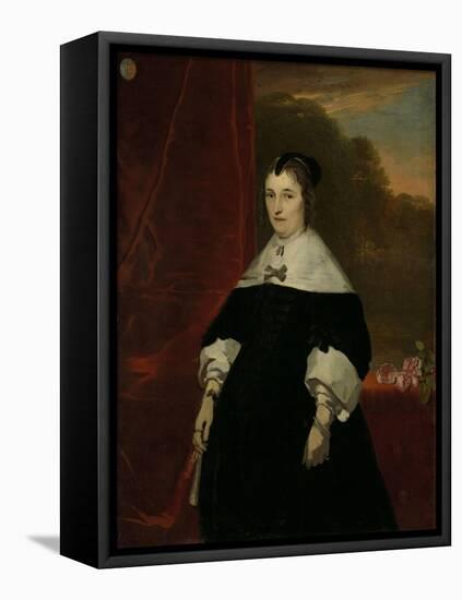 Machteld Bas (D), Wife of Abraham De Visscher-Abraham van den Tempel-Framed Stretched Canvas