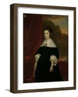 Machteld Bas (D), Wife of Abraham De Visscher-Abraham van den Tempel-Framed Art Print