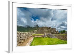 Machu Picchu Details-Alfred Cats-Framed Photographic Print