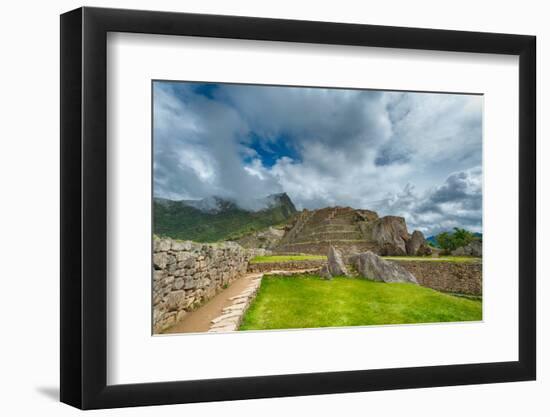 Machu Picchu Details-Alfred Cats-Framed Photographic Print