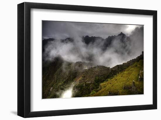 Machu Picchu Fog-Nish Nalbandian-Framed Art Print