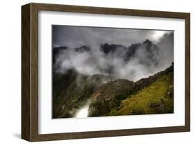 Machu Picchu Fog-Nish Nalbandian-Framed Art Print