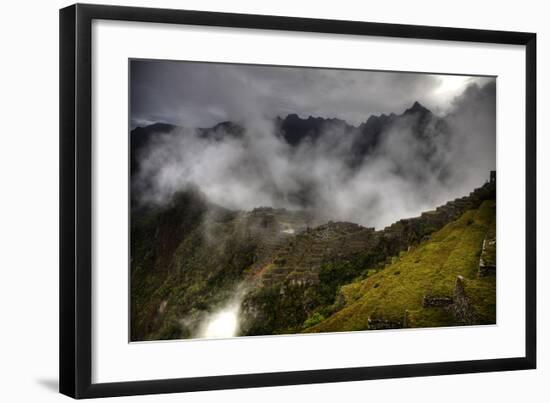 Machu Picchu Fog-Nish Nalbandian-Framed Art Print