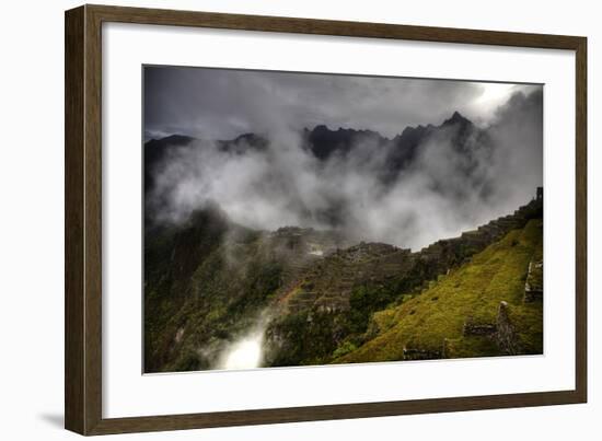 Machu Picchu Fog-Nish Nalbandian-Framed Art Print