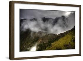 Machu Picchu Fog-Nish Nalbandian-Framed Art Print